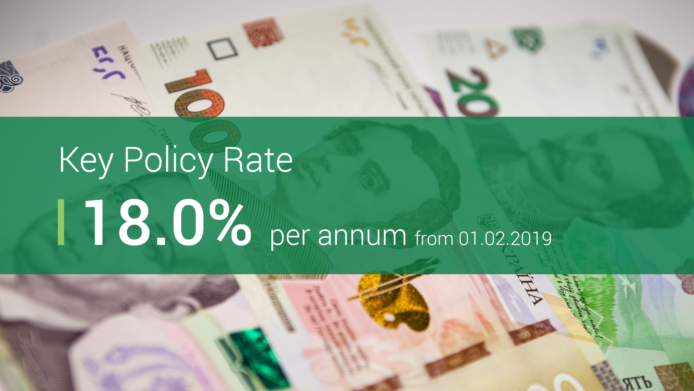 NBU Leaves Its Key Policy Rate Unchanged at 18%